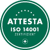 Attesta ISO 14001 zertifiziert