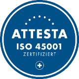 Attesta ISO 45001 zertifiziert