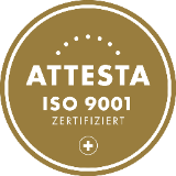Attesta ISO 9001 zertifiziert